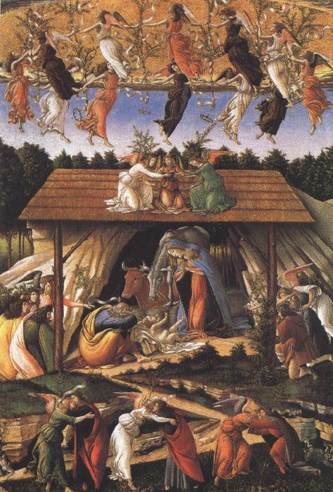 Sandro Botticelli Details of Mystic Nativity (mk36) oil painting picture